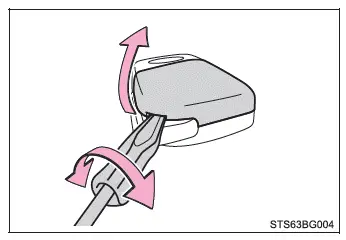 Toyota C-HR. Control remoto inalámbrico/pila de la llave electrónica